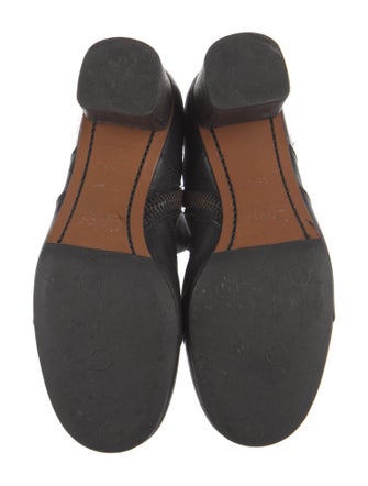 Chloé Leather Combat Boots