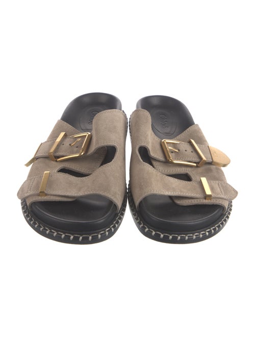 Chloé Suede Slides
