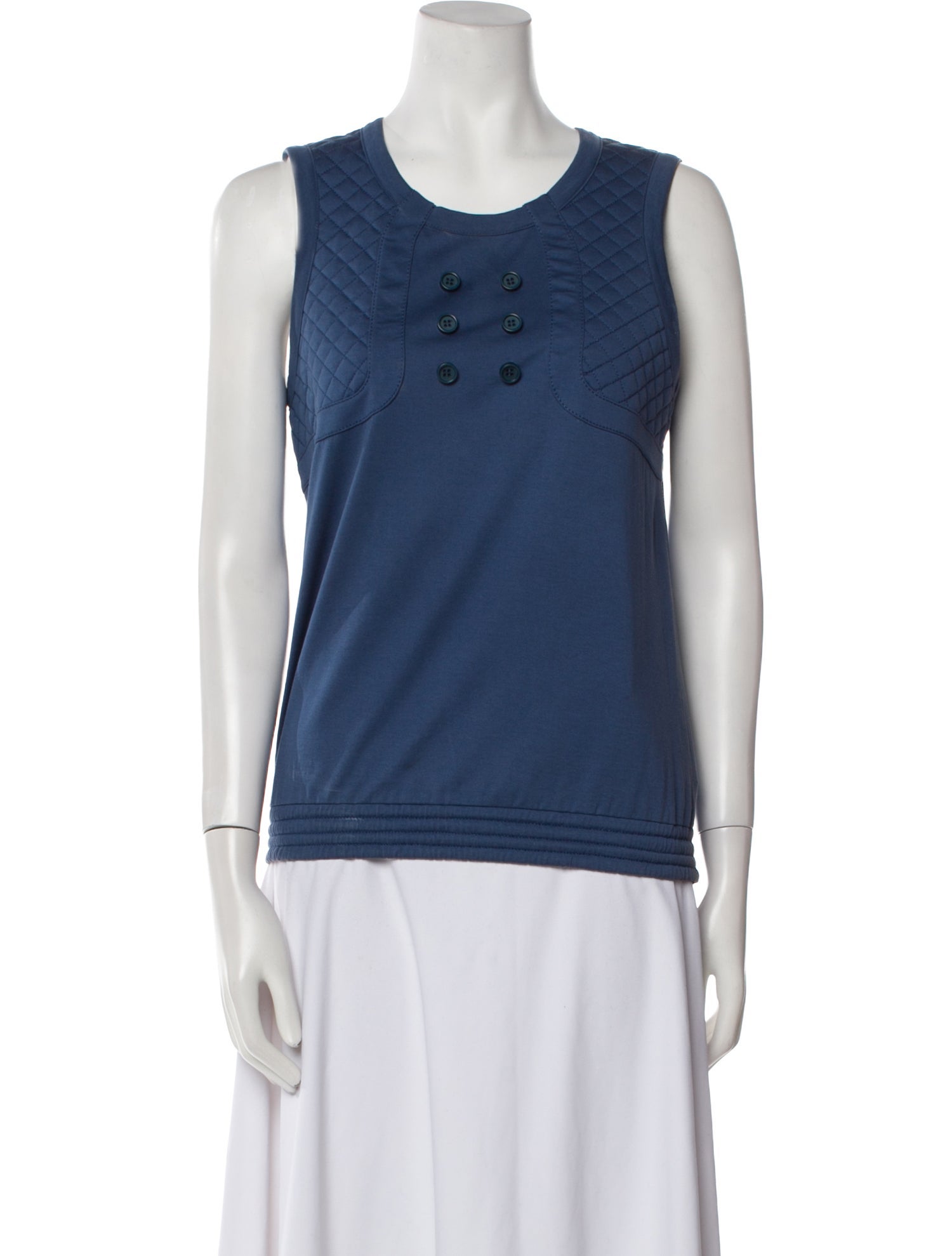 Chloé Silk Scoop Neck Top