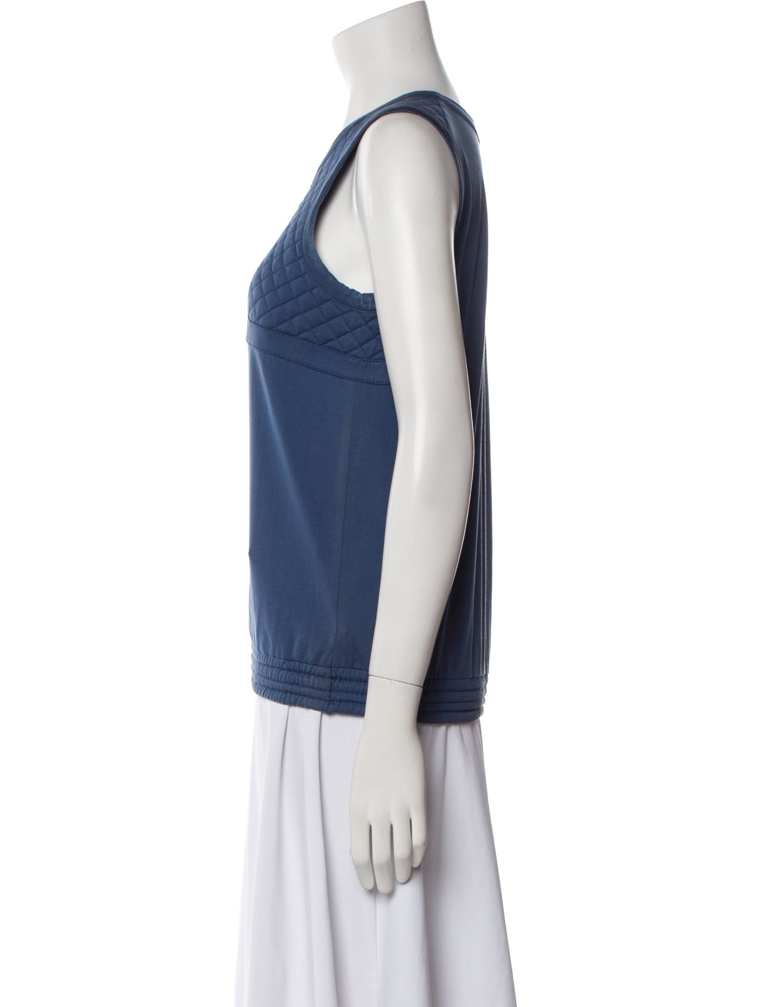 Chloé Silk Scoop Neck Top