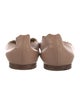 Chloé Leather Scalloped Accent Ballet Flats