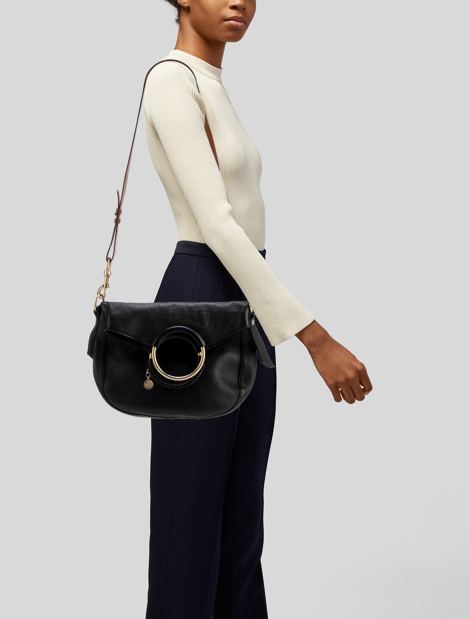See by Chloé Leather Top Handle Bag
