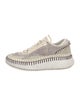 Chloé Mesh Tweed Pattern Sneakers