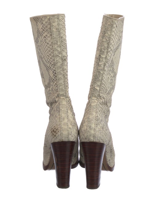 Chloé Snakeskin Animal Print Boots