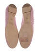 Chloé Suede Scalloped Accent Ballet Flats