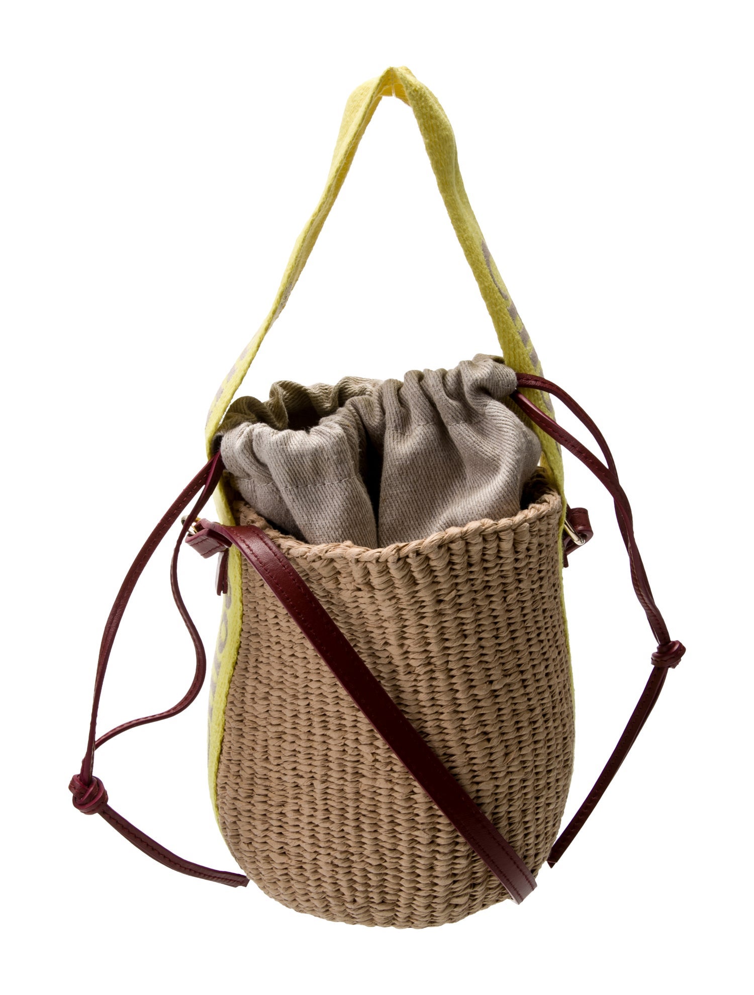 Chloé Raffia Bucket Bag