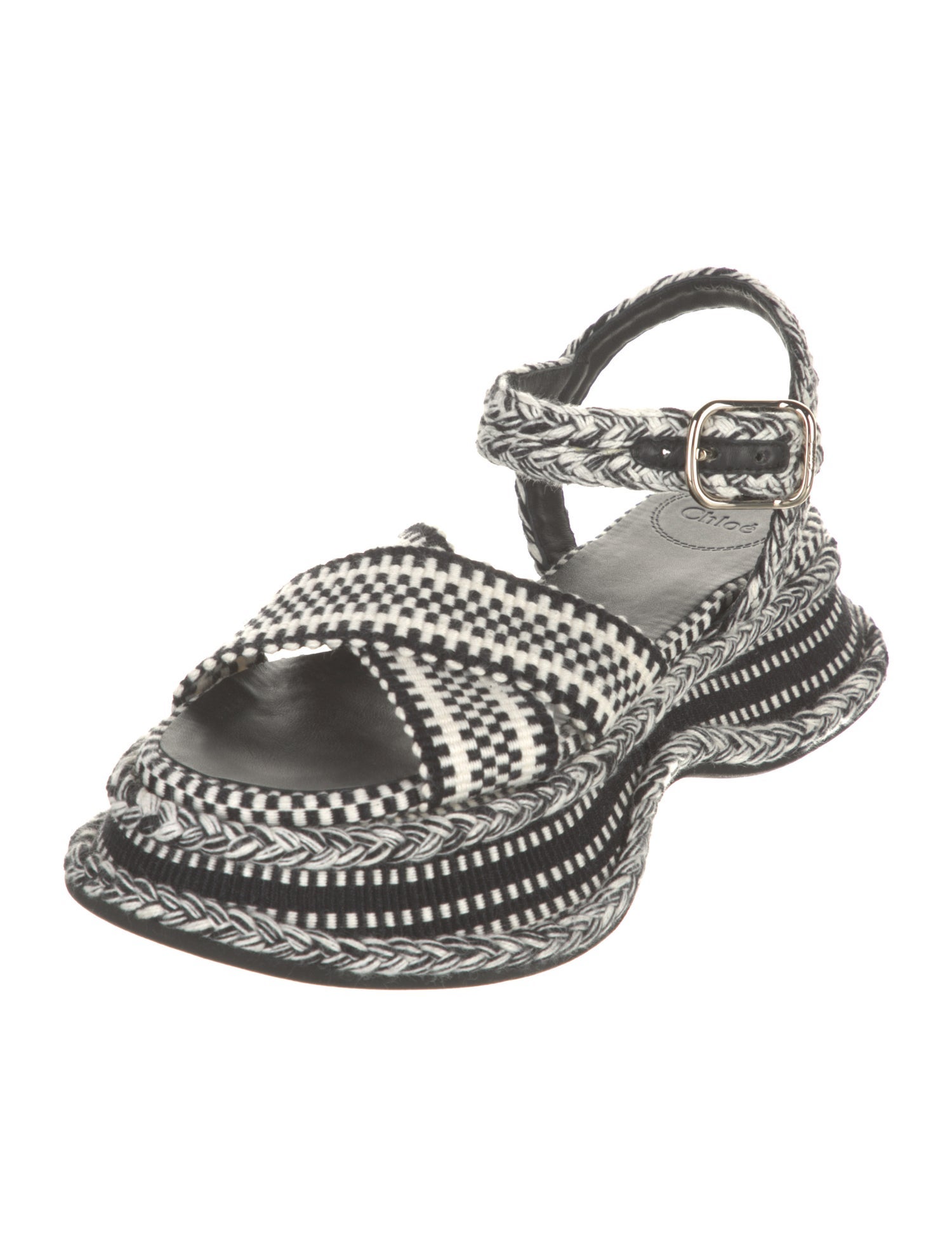 Chloé Canvas Printed Sandals