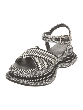 Chloé Canvas Printed Sandals