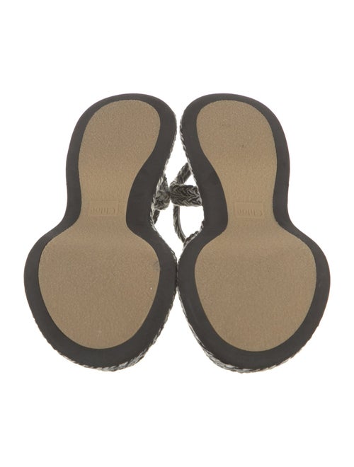 Chloé Canvas Printed Sandals