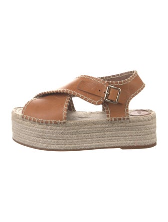 Chloé Leather Espadrilles