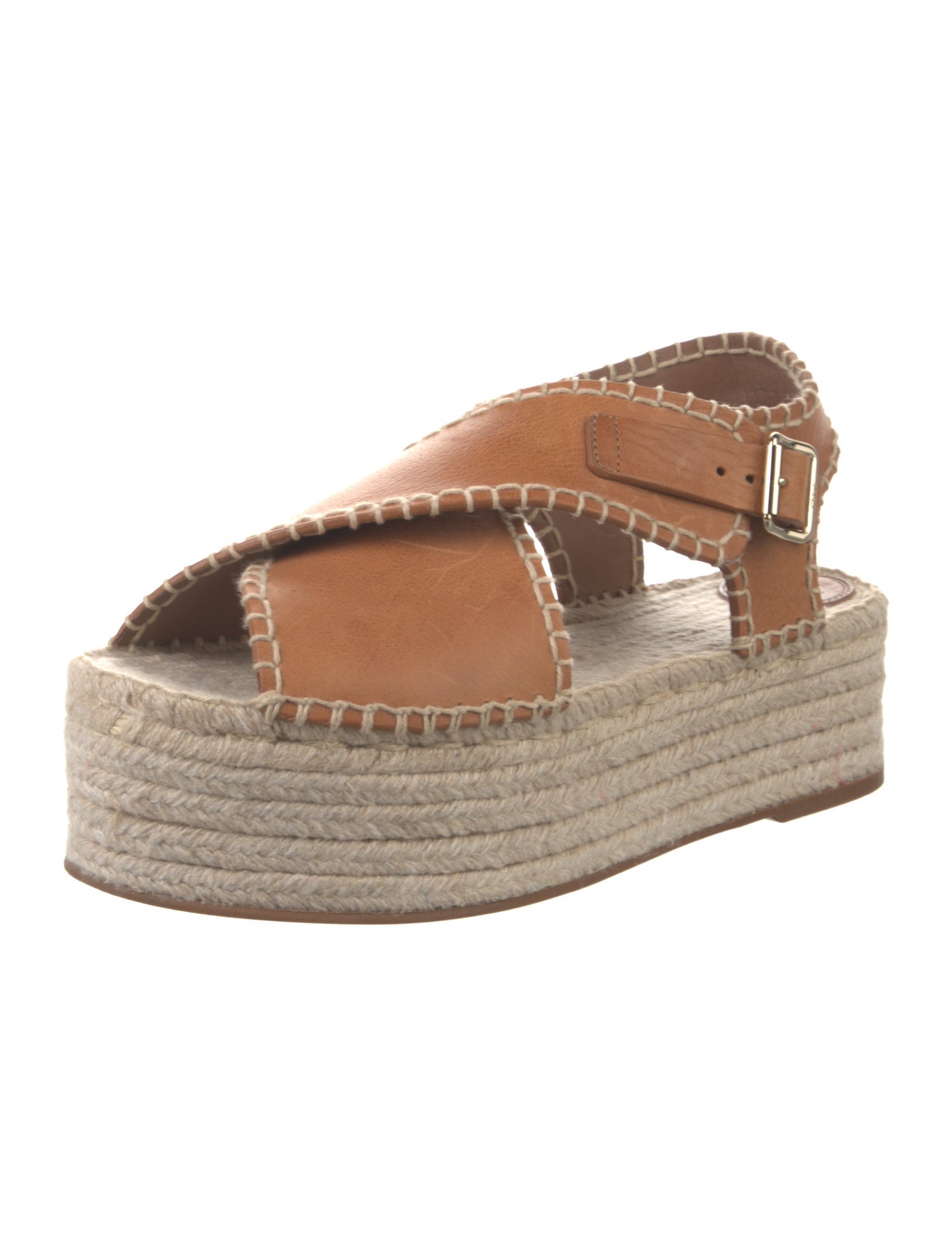 Chloé Leather Espadrilles