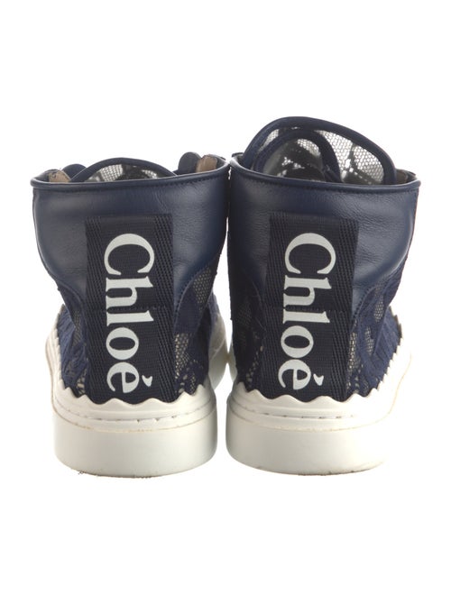 Chloé Lace Lace Pattern Sneakers
