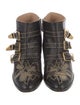 Chloé Leather Studded Accents Western Boots