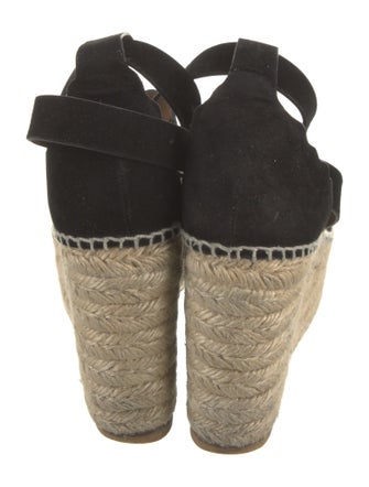 Chloé Suede Scalloped Accent Espadrilles