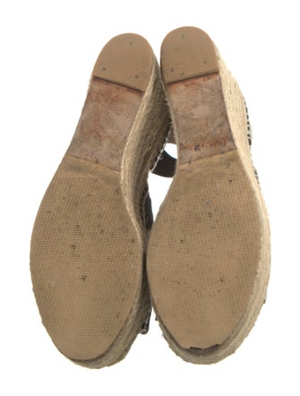 Chloé Suede Scalloped Accent Espadrilles