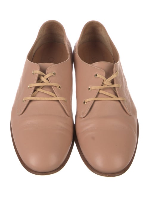 Chloé Leather Colorblock Pattern Sneakers