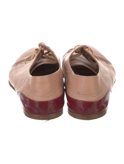 Chloé Leather Colorblock Pattern Sneakers