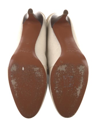 Chloé Canvas Lace-Up Boots