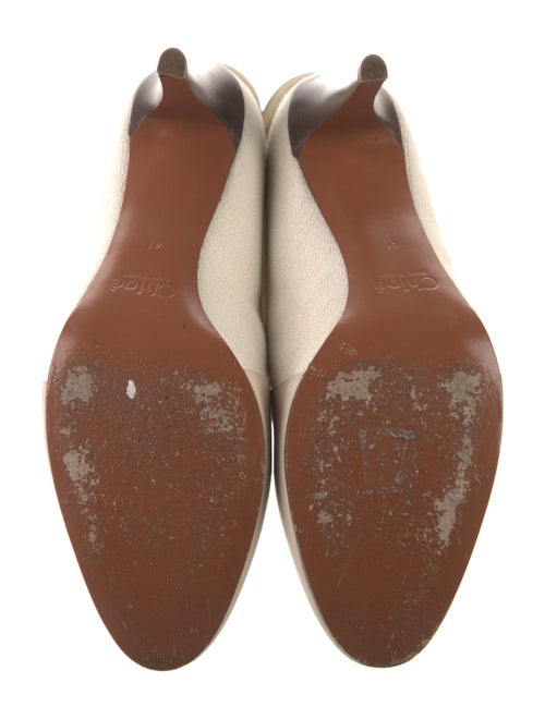 Chloé Canvas Lace-Up Boots