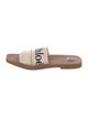 Chloé Canvas Graphic Print Slides