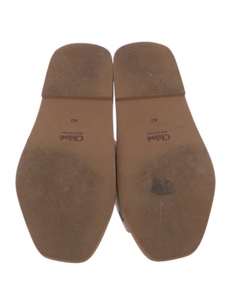 Chloé Canvas Graphic Print Slides