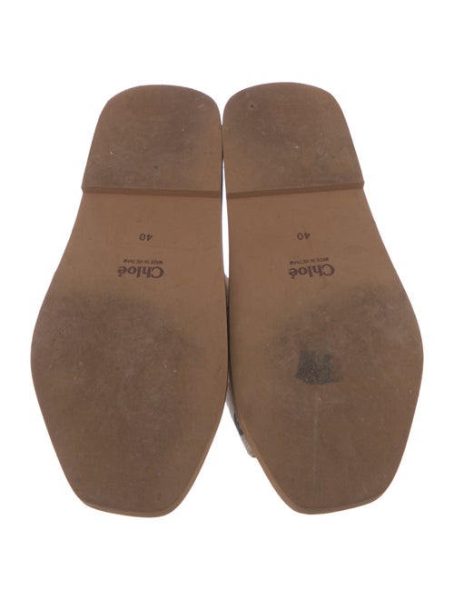 Chloé Canvas Graphic Print Slides