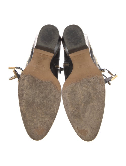 Chloé Leather Studded Accents Western Boots