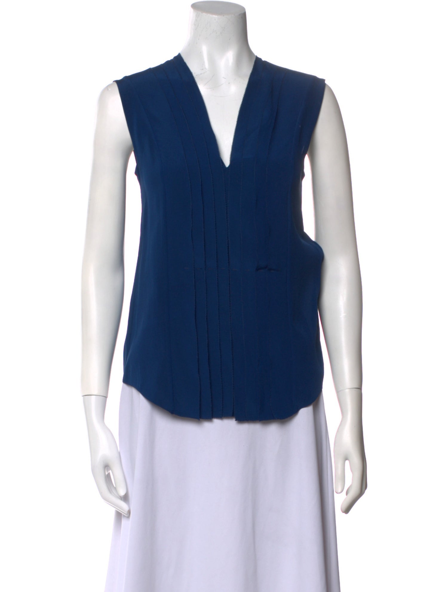 Chloé Silk V-Neck Blouse