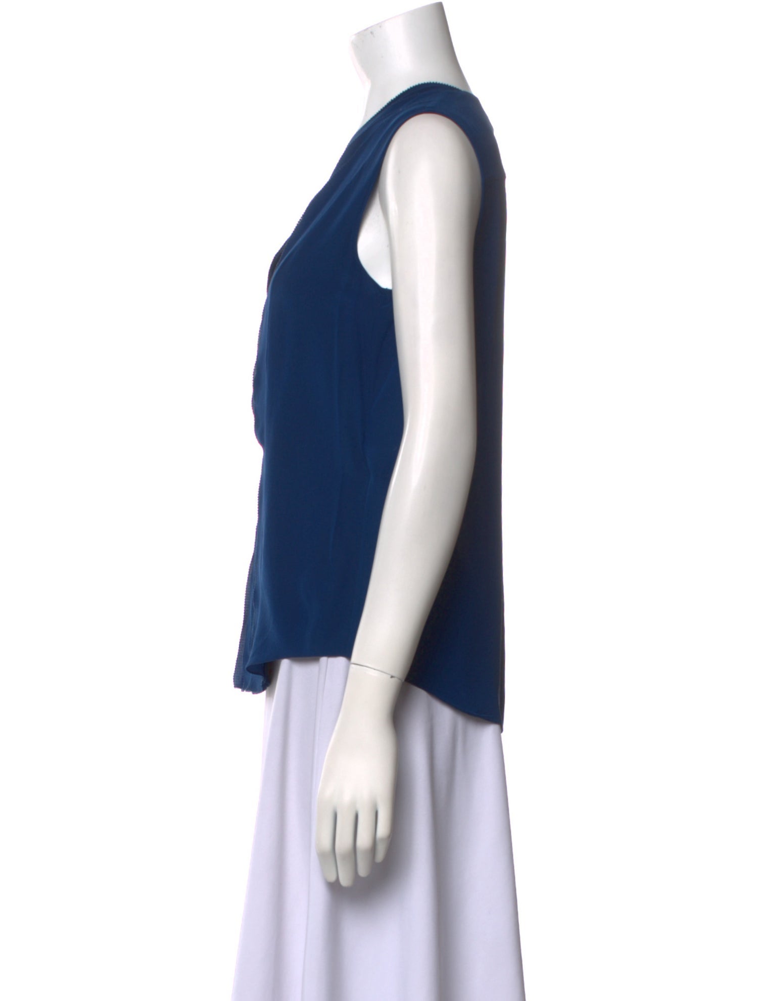 Chloé Silk V-Neck Blouse