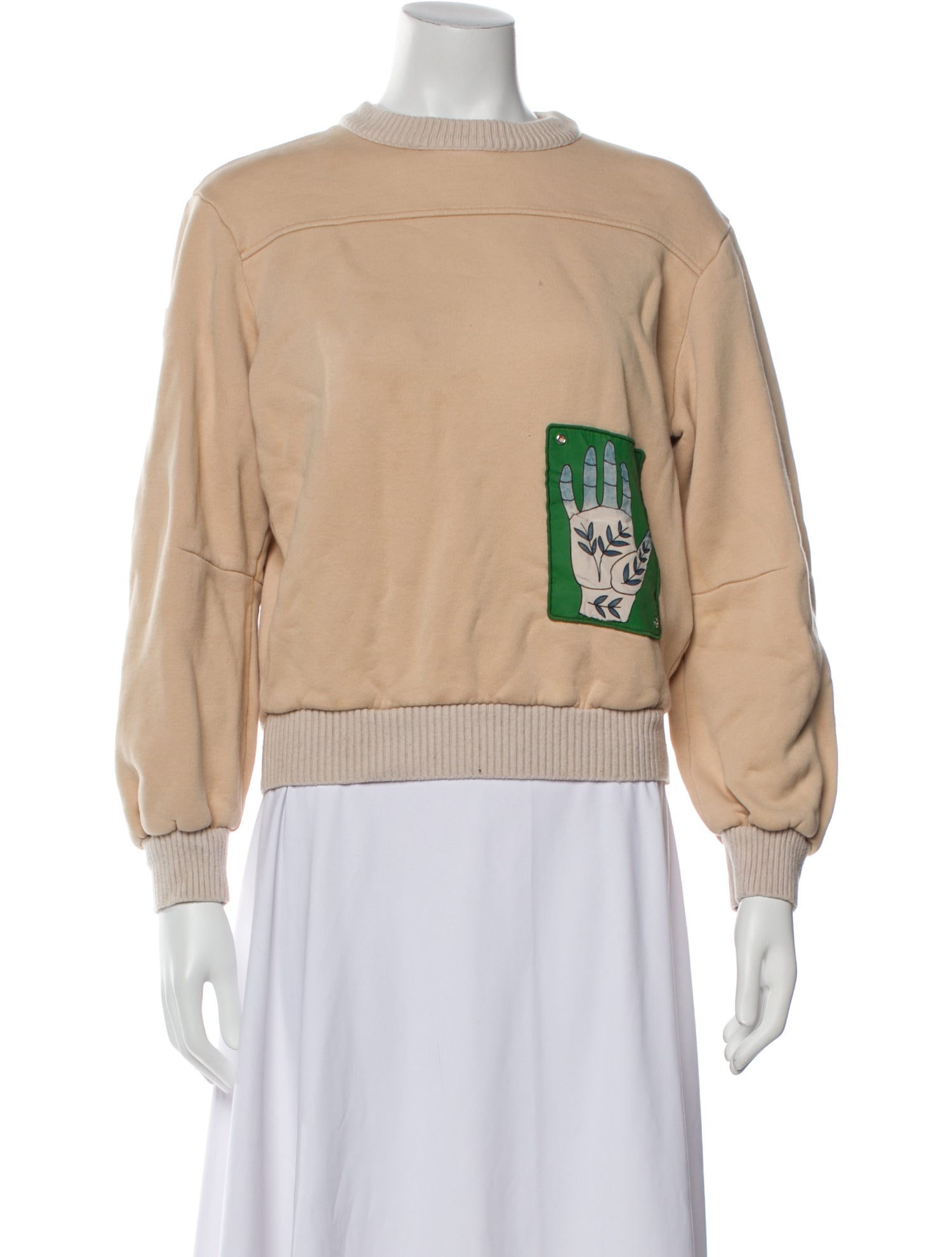 Chloé Crew Neck Long Sleeve Sweatshirt