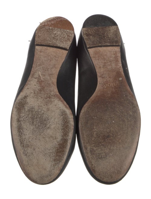 Chloé Leather Scalloped Accent Ballet Flats