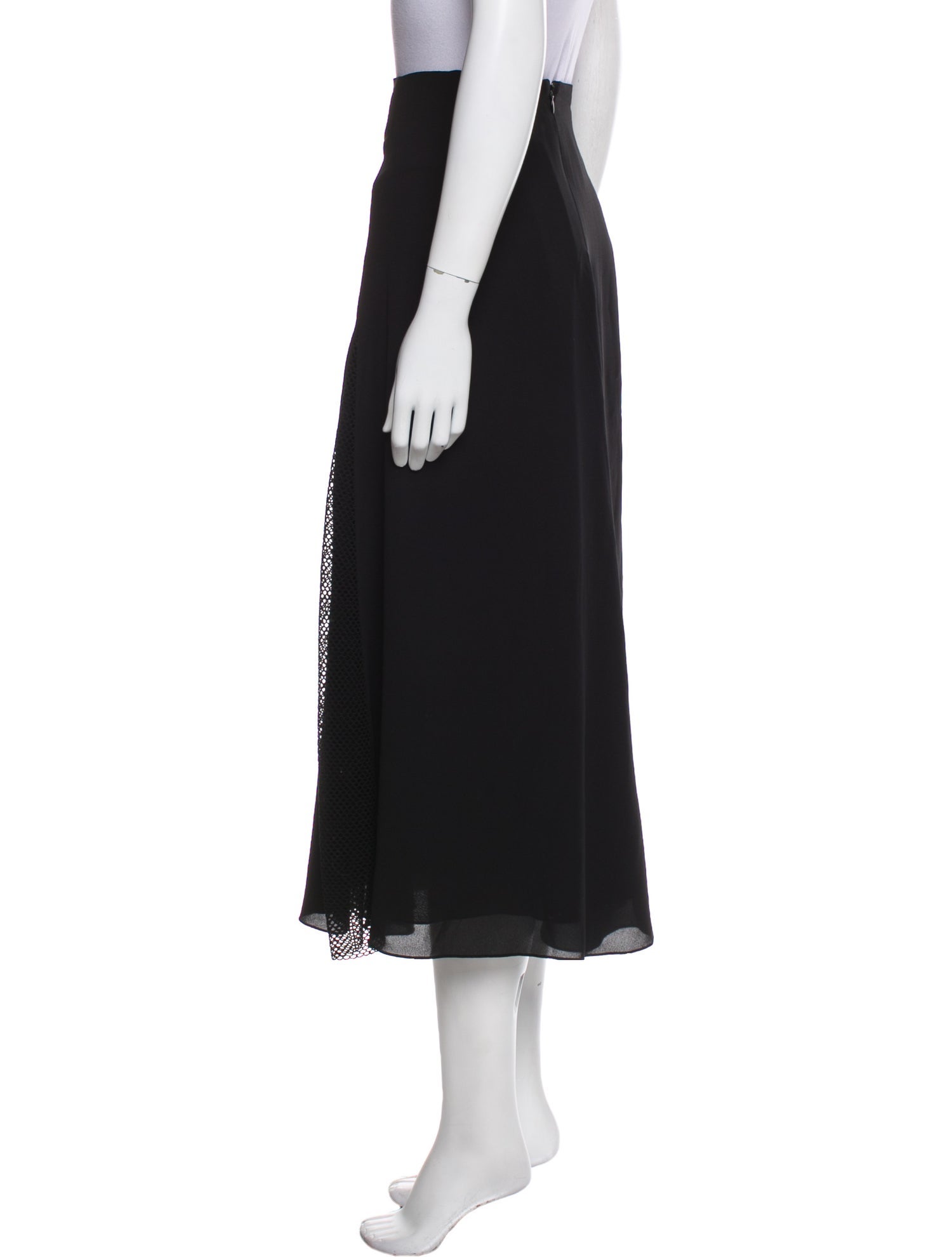 Chloé Silk Midi Length Skirt