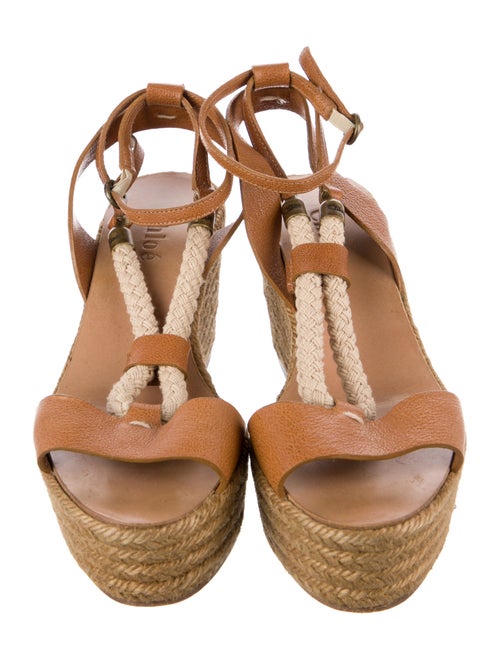 Chloé Leather Espadrilles