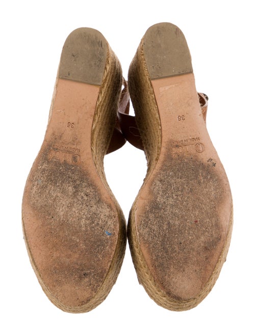 Chloé Leather Espadrilles