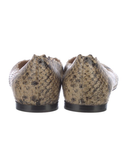 Chloé Lauren Embossed Leather Flats