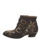 Chloé Suede Studded Accents Boots