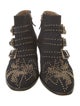 Chloé Suede Studded Accents Boots