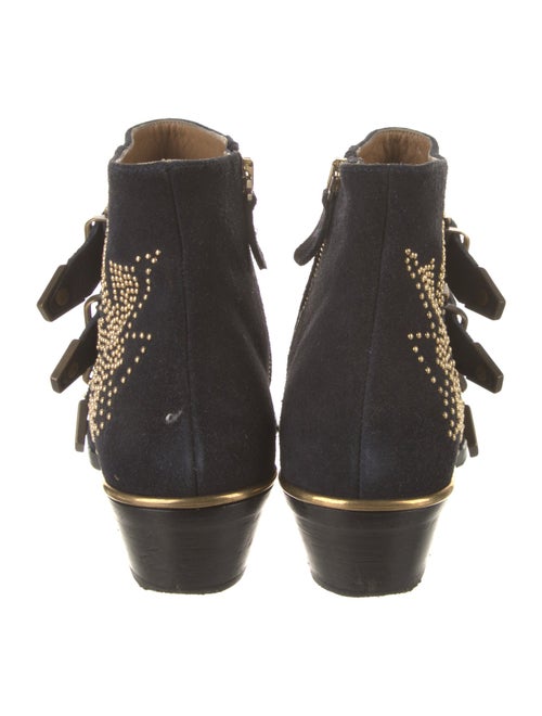 Chloé Suede Studded Accents Boots