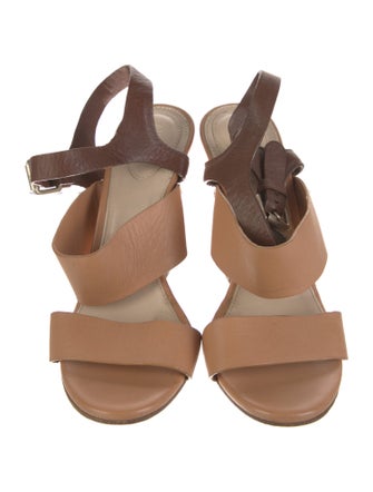 Chloé Leather Slingback Sandals