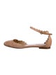 Chloé Suede Scalloped Accent D'Orsay Flats