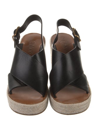 Chloé Leather Espadrilles