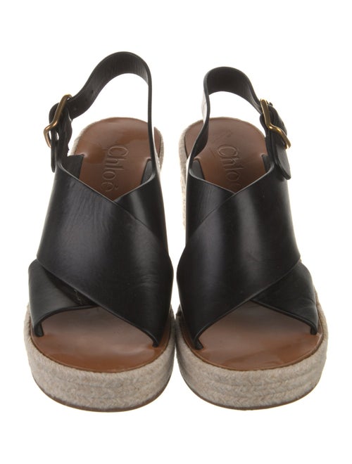 Chloé Leather Espadrilles