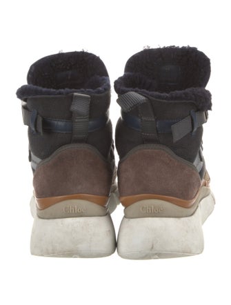 Chloé Suede Lace-Up Boots