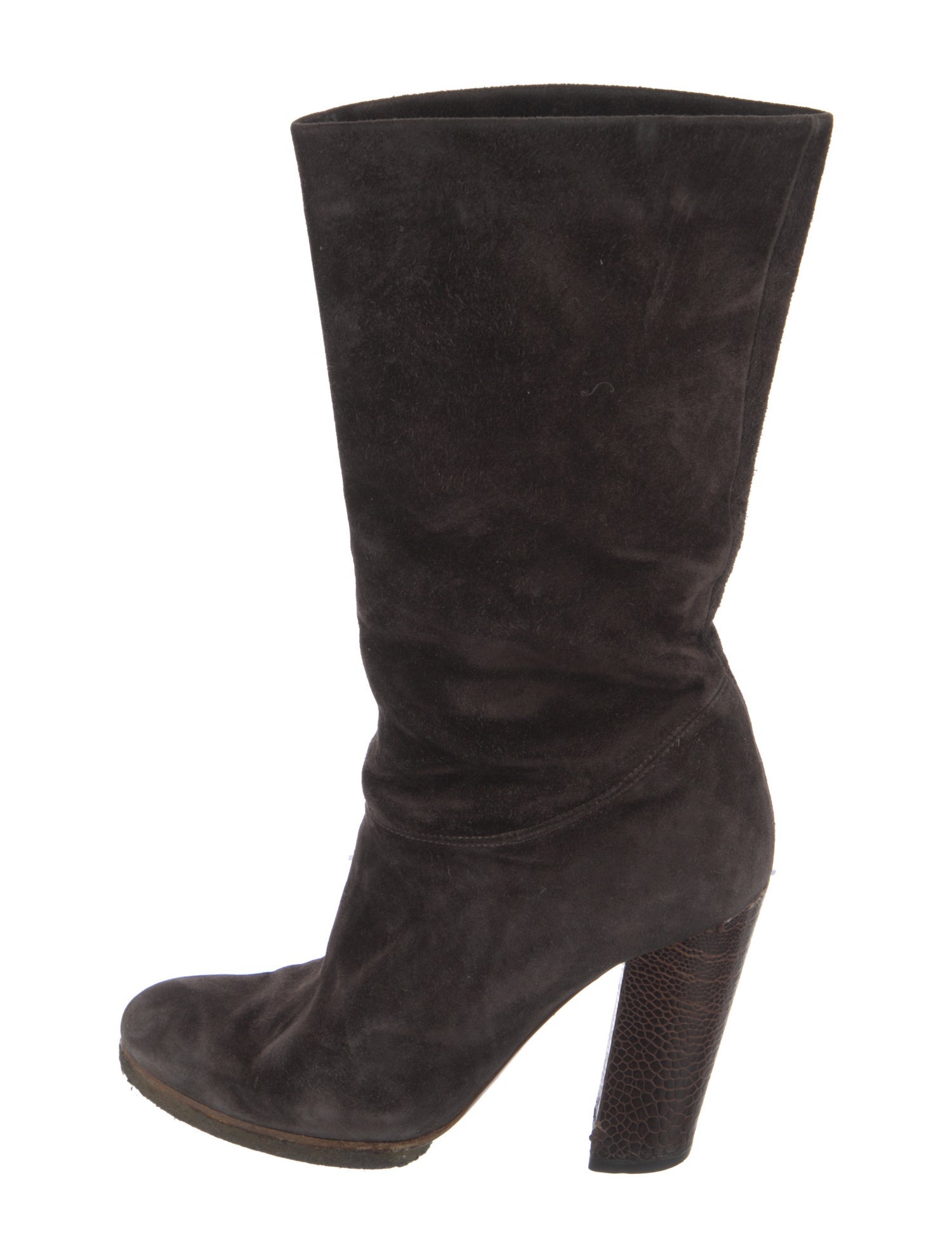 Chloé Suede Slouch Boots