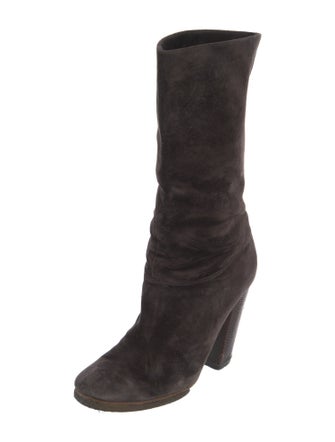 Chloé Suede Slouch Boots