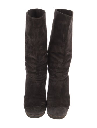 Chloé Suede Slouch Boots