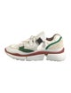 Chloé Leather Colorblock Pattern Sneakers
