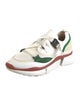 Chloé Leather Colorblock Pattern Sneakers