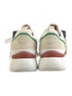 Chloé Leather Colorblock Pattern Sneakers