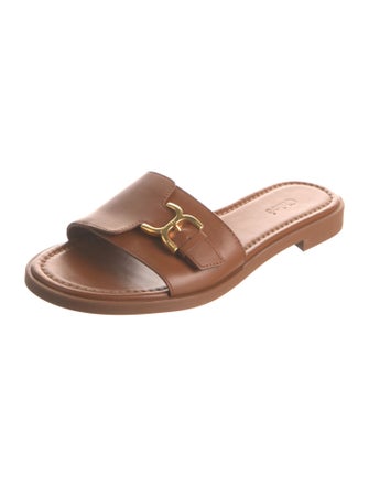 Chloé Leather Slides